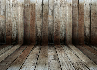 Old rustic brown wooden texture background with space for products display