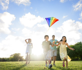 Kite Carefree Activity Summer Joyful Fun Concept