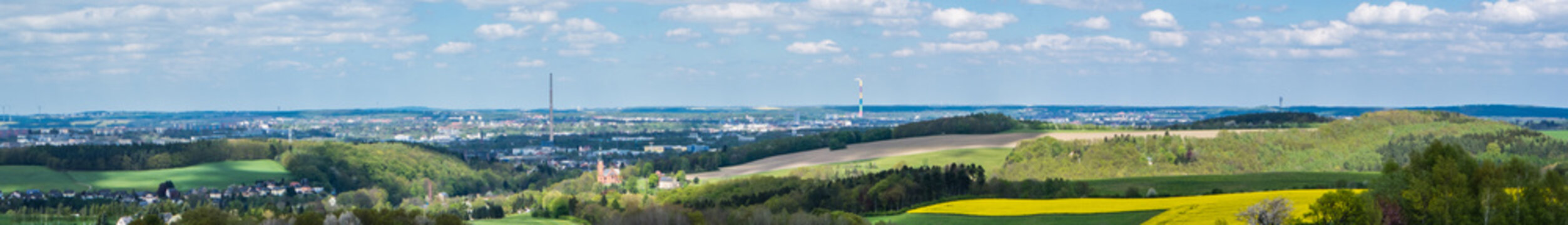 Panorama von Chemnitz