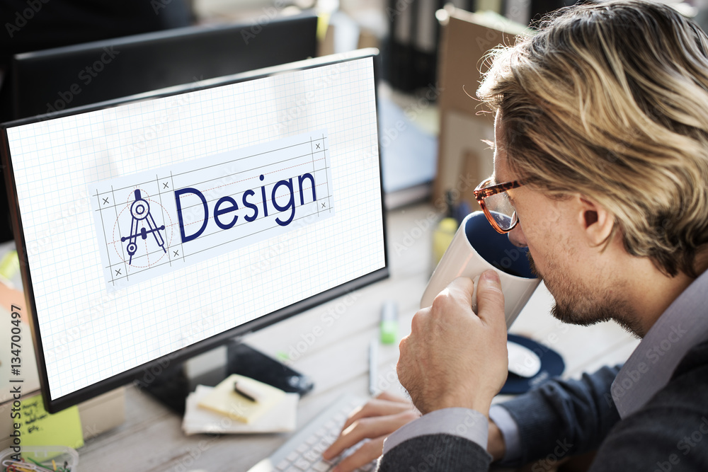 Poster design creative draft model objective purpose concept