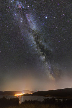Milky Way on Krk island, Croatia