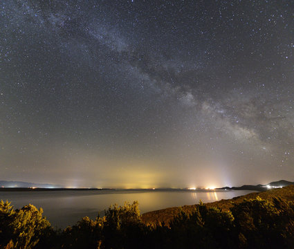 Milky Way from Lošinj island, Croatia.