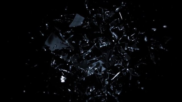 Shattering Glass In Slow Motion