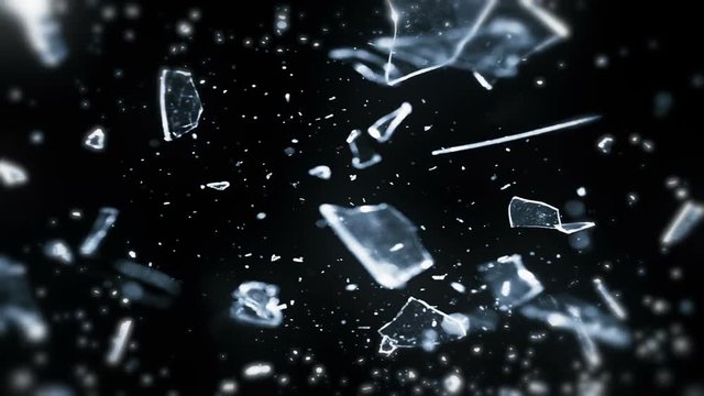 Shattering Glass In Slow Motion