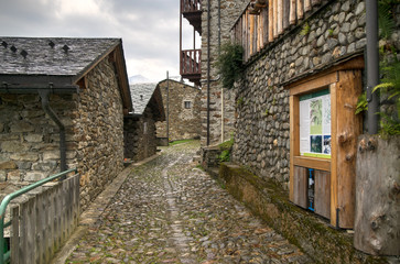 Fototapeta na wymiar Old authentic village