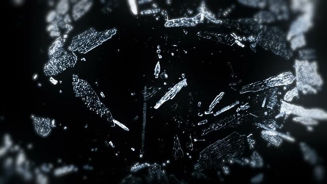 Shattering Glass In Slow Motion