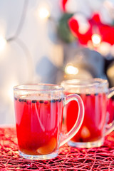 Red Hot Spicy Drink for Christmas