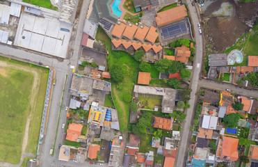 Banos de Agua Santa aerial view, Ecuador