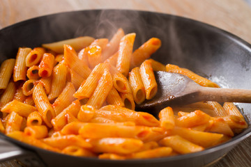 Pasta with tomato sauce