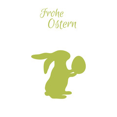 Osterhase & Osterei - Vektor Grafik