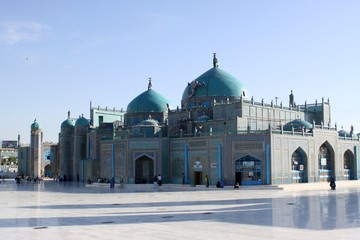 Blue Mosque in Mazar-e-Sharif 