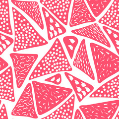 Fototapeta premium Seamless pattern of abstract art. background in bright colors. Vector illustration. Good choice for the background decoration