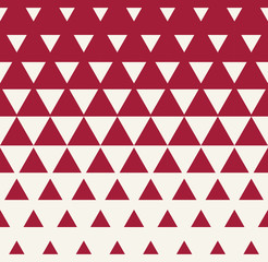 Abstract geometric red graphic design print triangle halftone pattern