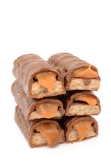 Chocolate with caramel