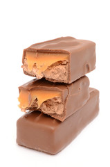 Chocolate with caramel