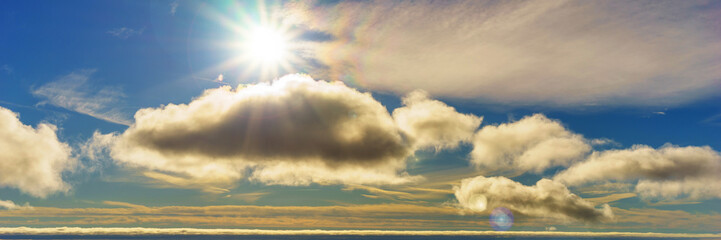 Herrlich schönes Wolkenpanorama