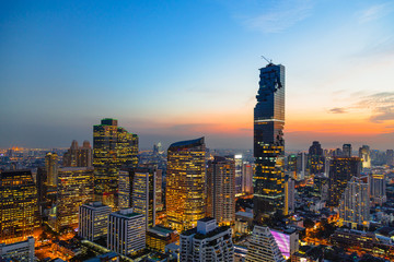 Naklejka premium Bangkok Cityscape