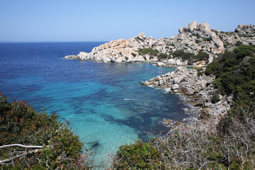 Fototapeta na wymiar Idyllic bay on Sardinia Island, Italy