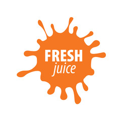 juice splash vector sign