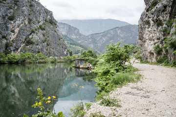 Amazing landscape near Omis, Croatia