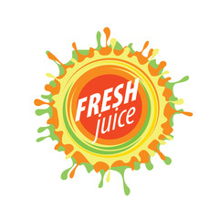 juice splash vector sign