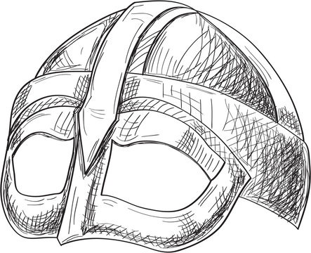 Side viking helmet