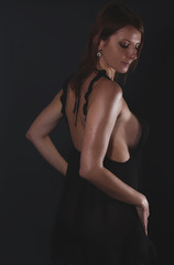 Fototapeta premium Belle femme portant un sous vêtements sexy