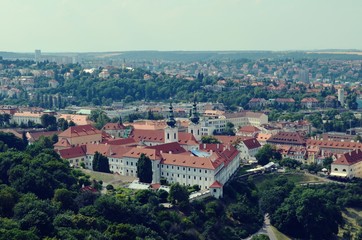 Fototapeta na wymiar The landscape of Prague