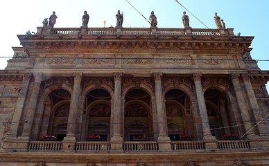 The national theatre in Prague