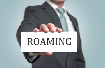 Obraz premium Roaming - Roaminggebühren