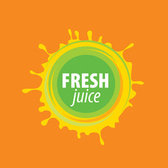 juice splash vector sign