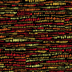 Ink abstract seamless pattern. Background with artistic strips 