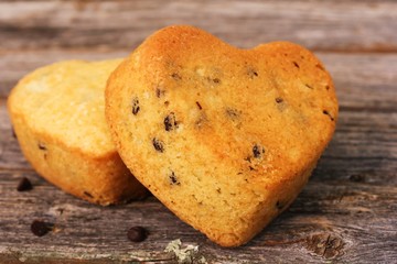 Homemade Mini Vanilla Heart cake / Valentine's day dessert