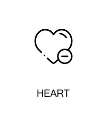 Heart flat icon