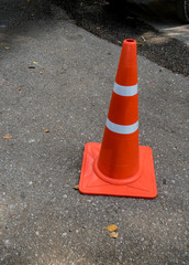 Plastic orange cone