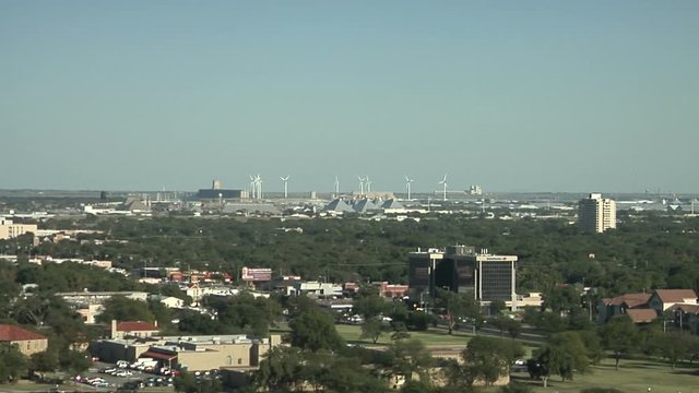 Green Energy from Wind Turbines in Lubbock, Texas