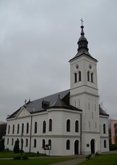 Fototapeta na wymiar The evangelical church in Jaworze