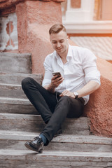 businessman on walk