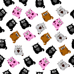 Obraz premium illustration of a Cute cat