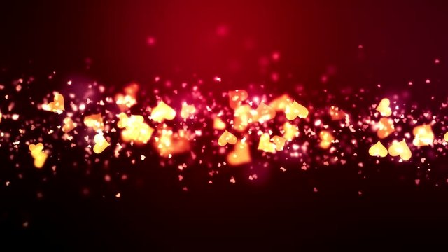 Video Animation - Herz - Valentinstag - Liebe - Bokeh