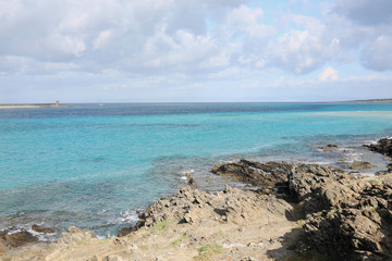 Azure bay on Sardinia Island, Italy