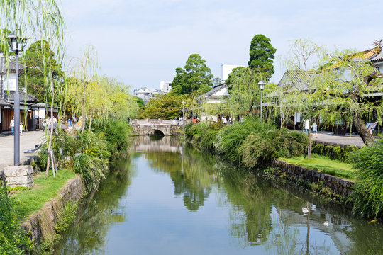 Yanagawa river canal in Japan