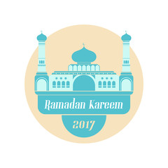 Ramadan kareem stickers, raster image
