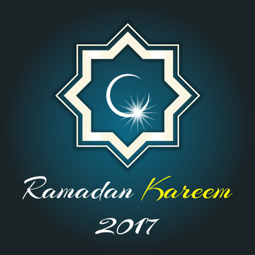 Ramadan Kareem. raster image