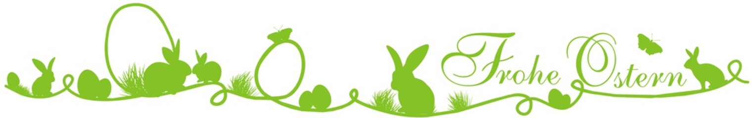 Frohe Ostergrüße mit Osterhäschen