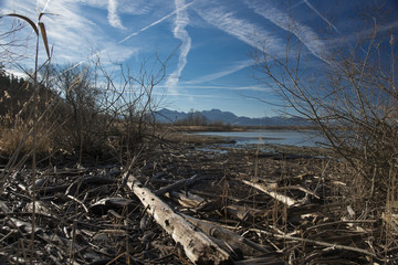Chiemsee Landschaft.