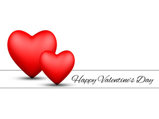 Happy Valentine's Day for card, brochure design