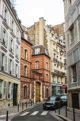Fototapeta na wymiar Parisian street scene