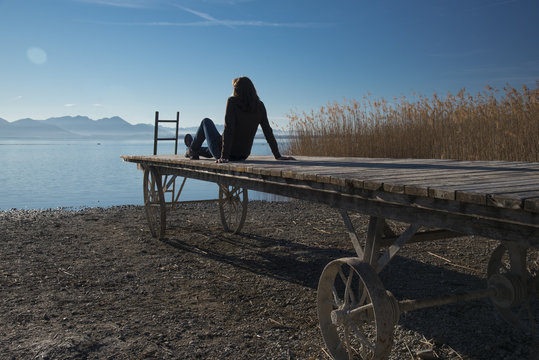 Chiemsee Landschaft.