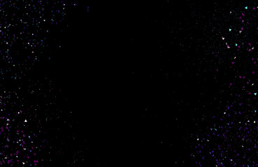 Obraz premium Glitter Texture Background. Explosion of Confetti Triangles.